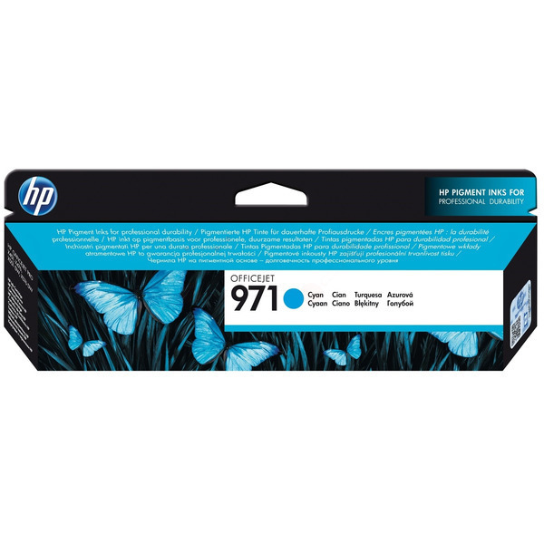 HP CN 622 AE 971 Tinte Cyan