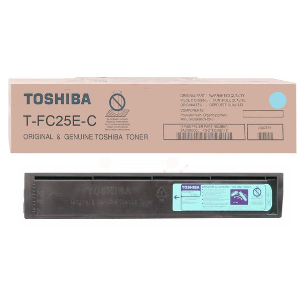 Toshiba 6AJ00000072 T-FC 25 EC Toner Cyan