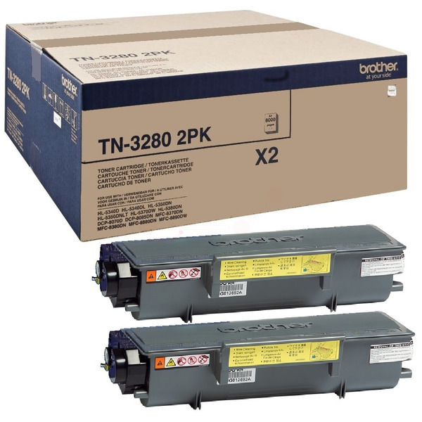 Brother TN-3280 2PK Toner Black VE 2