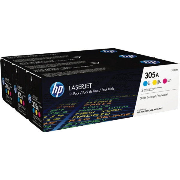HP CF 370 AM 305A Toner CMY VE 3