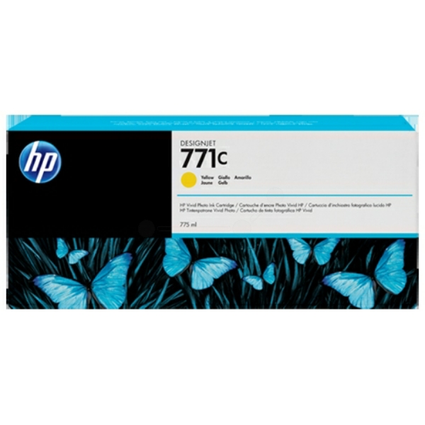 HP B6Y10A 771C Tinte Yellow