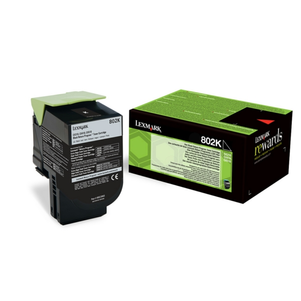 Lexmark 80C20K0 802K Toner Black