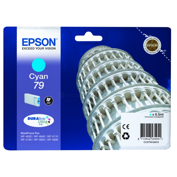 Epson C 13 T 79124010 79 Tinte Cyan