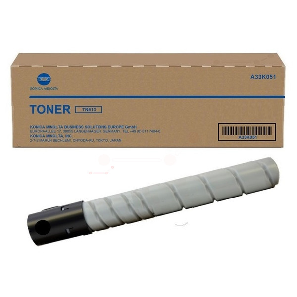 Konica Minolta A33K051 TN-513 Toner Black