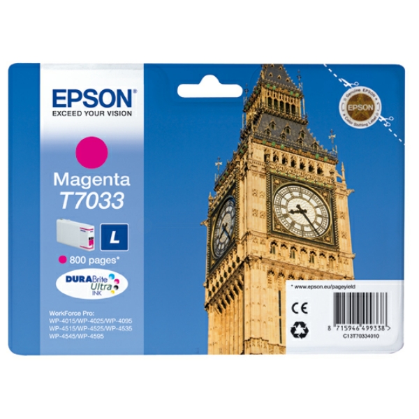 Epson C 13 T 70334010 T7033 Tinte Magenta