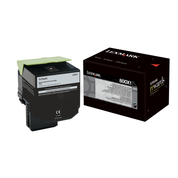 Lexmark 80C0X10 800X1 Toner Black