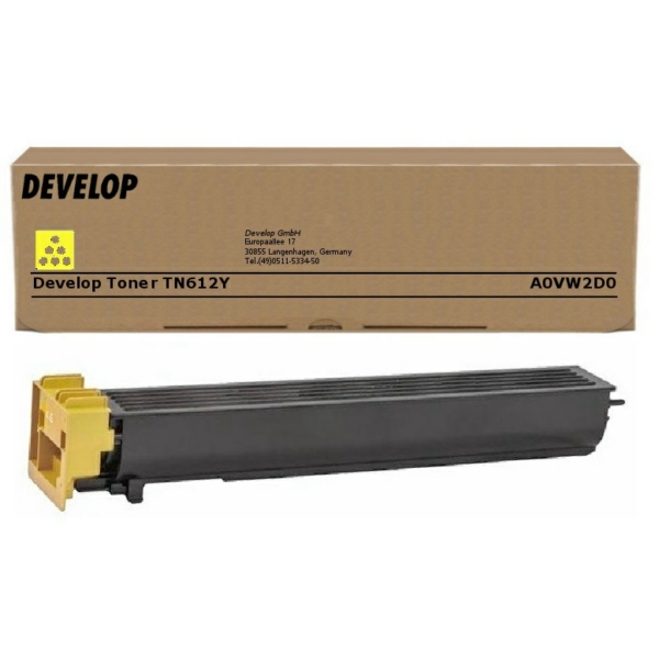 Develop A0VW2D0 TN-612 Y Toner Yellow