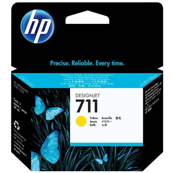 HP CZ 132 A 711 Tinte Yellow