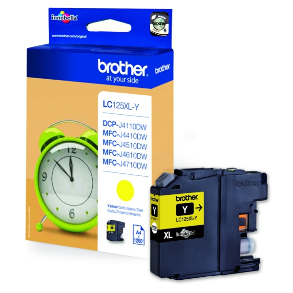 Brother LC-125 XL Y Tinte Yellow
