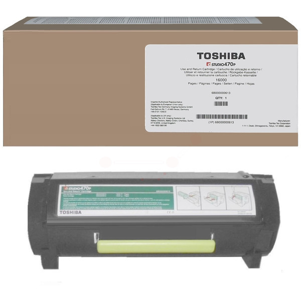 Toshiba 6B000000613 T-470P-R Toner Black