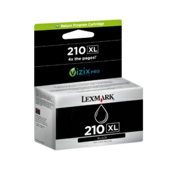 Lexmark 14L0174E 210XL Tinte Black