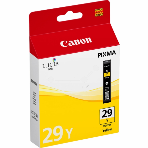 Canon 4875 B 001 PGI-29 Y Tinte Yellow