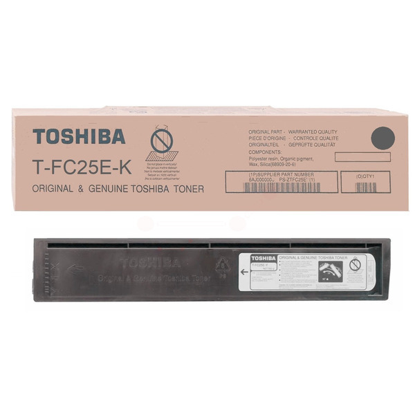Toshiba 6AJ00000075 T-FC 25 EK Toner Black
