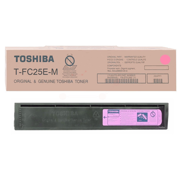 Toshiba 6AJ00000078 T-FC 25 EM Toner Magenta