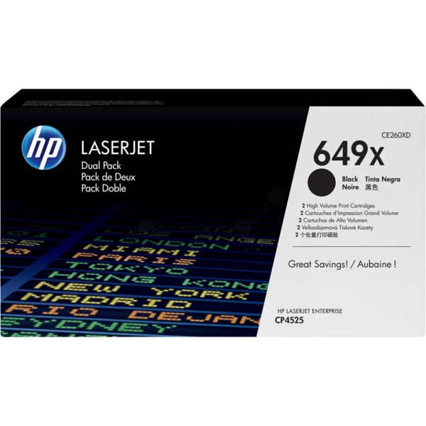 HP CE 260 XD 649X Toner Black VE 2