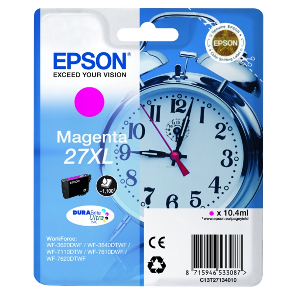 Epson C 13 T 27134010 27XL Tinte Magenta