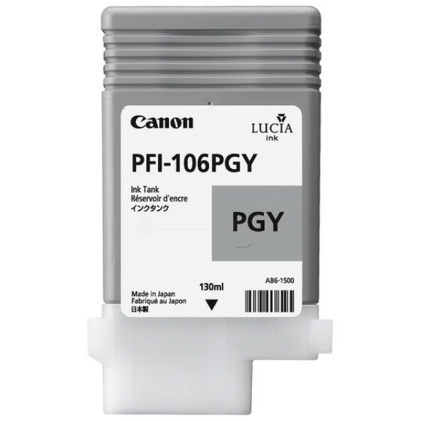 Canon 6631 B 001 PFI-106 PGY Tinte Photo Gray