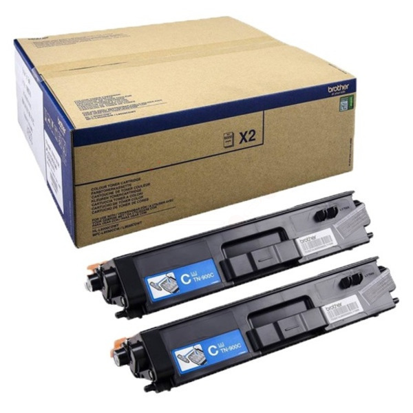 Brother TN-900 C TWIN Toner Cyan VE 2