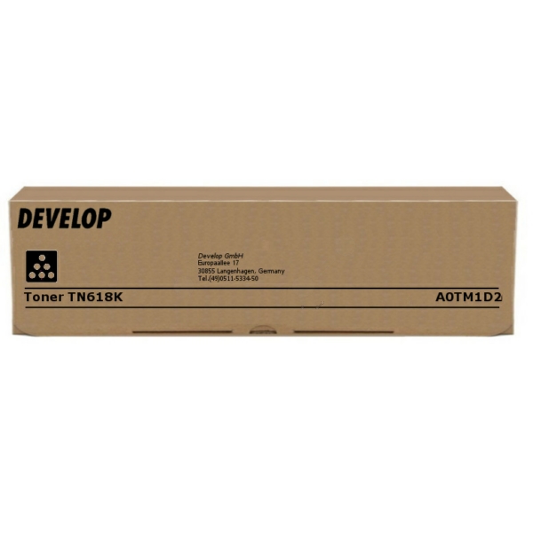 Develop A0TM1D2 TN-618 K Toner Black
