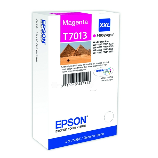 Epson C 13 T 70134010 T7013 Tinte Magenta