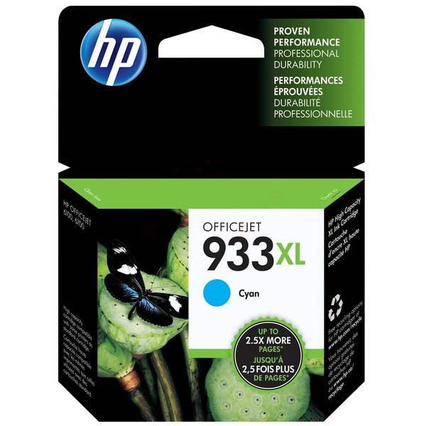 HP CN 054 AE 933XL Tinte Cyan