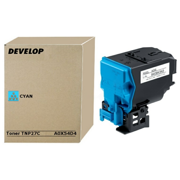 Develop A0X54D4 TNP-27 C Toner Cyan