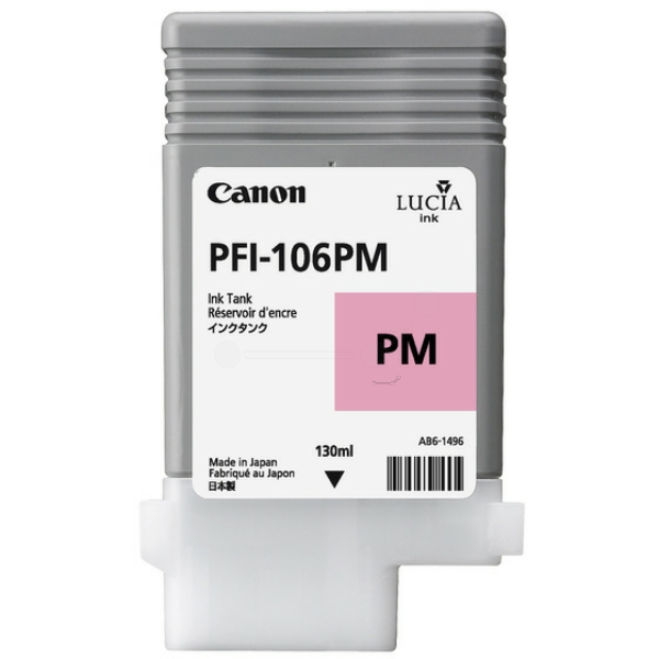Canon 6626 B 001 PFI-106 PM Tinte Photo Magenta