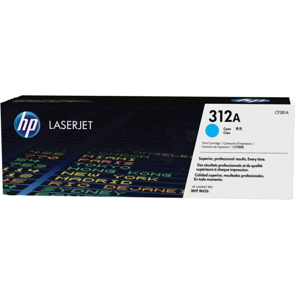 HP CF 381 A 312A Toner Cyan