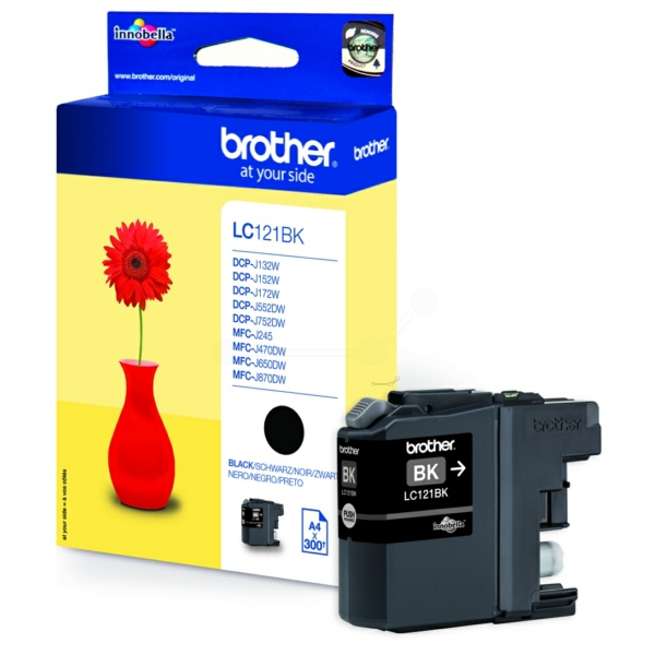 Brother LC-121 BK Tinte Black