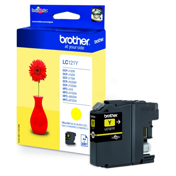Brother LC-121 Y Tinte Yellow