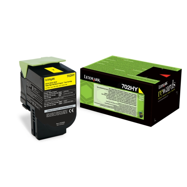Lexmark 70C2HY0 702HY Toner Yellow