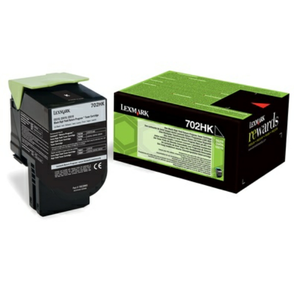 Lexmark 70C2HK0 702HK Toner Black