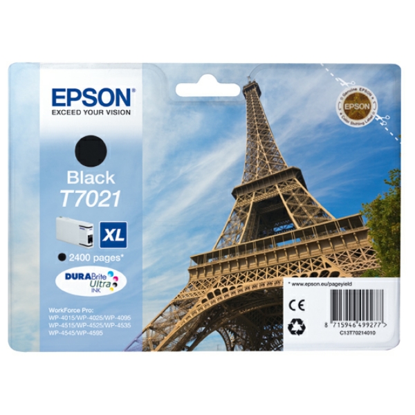 Epson C 13 T 70214010 T7021 Tinte Black