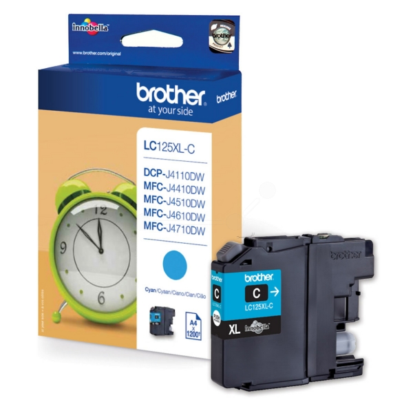 Brother LC-125 XL C Tinte Cyan