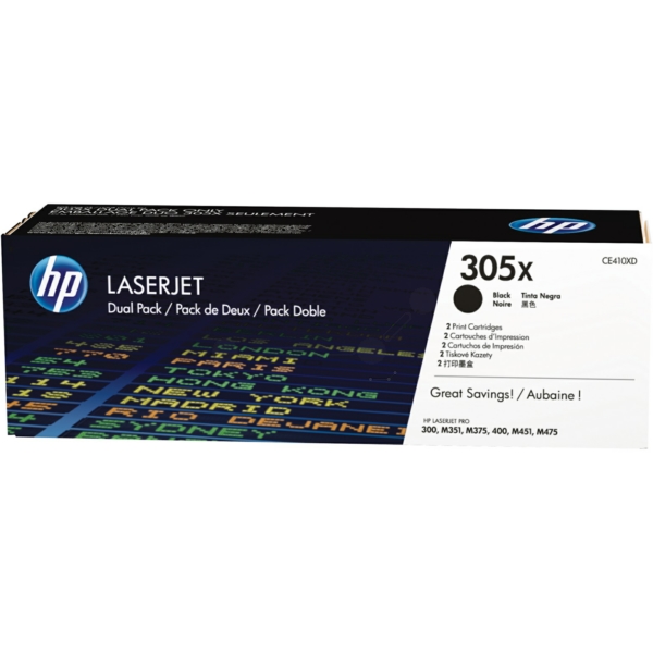 HP CE 410 XD 305X Toner Black VE 2