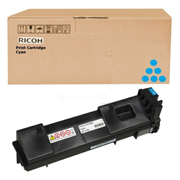 Ricoh 407136 SPC 730 Toner Cyan