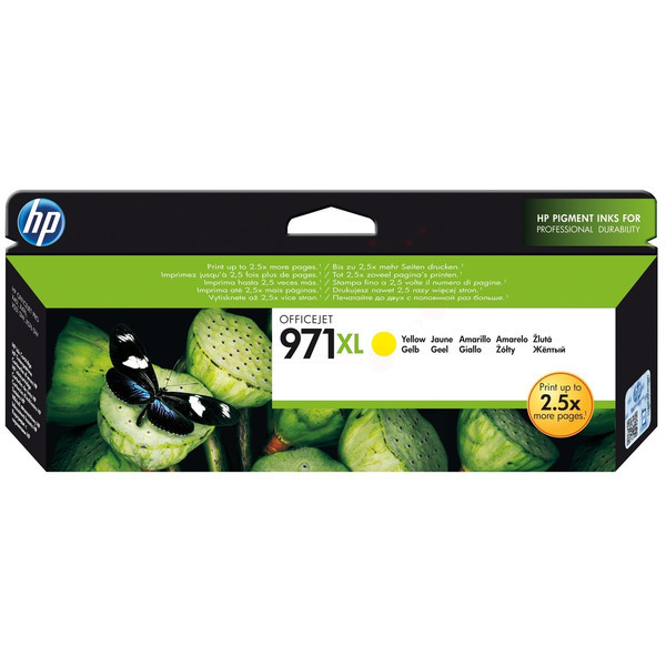 HP CN 628 AE 971XL Tinte Yellow