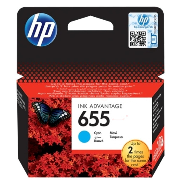 HP CZ 110 AE 655 Tinte Cyan