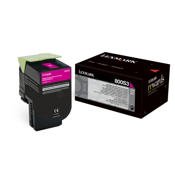 Lexmark 80C0S30 800S3 Toner Magenta