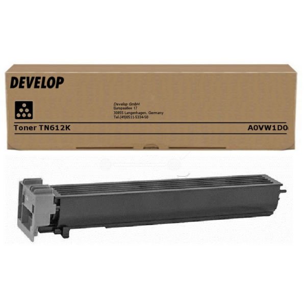 Develop A0VW1D0 TN-612 K Toner Black