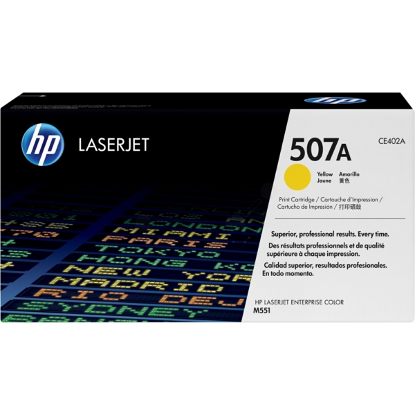 HP CE 402 A 507A Toner Yellow