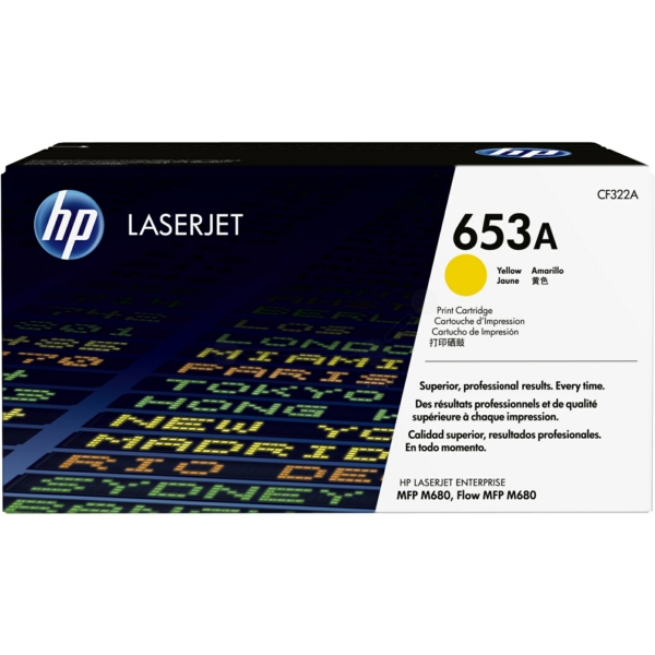 HP CF 322 A 653A Toner Yellow