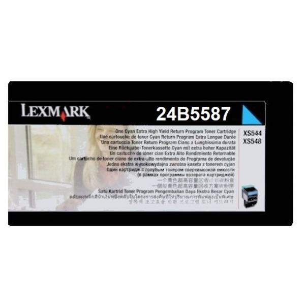 Lexmark 24B5587 Toner Cyan