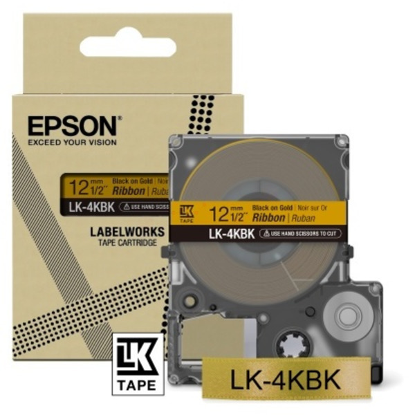Epson C 53 S 654001 LK-4KBK Farbband Black + Gold