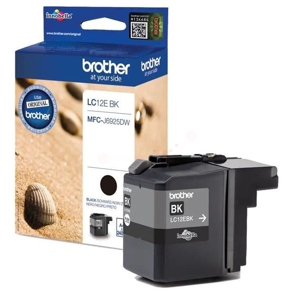 Brother LC-12 E BK Tinte Black