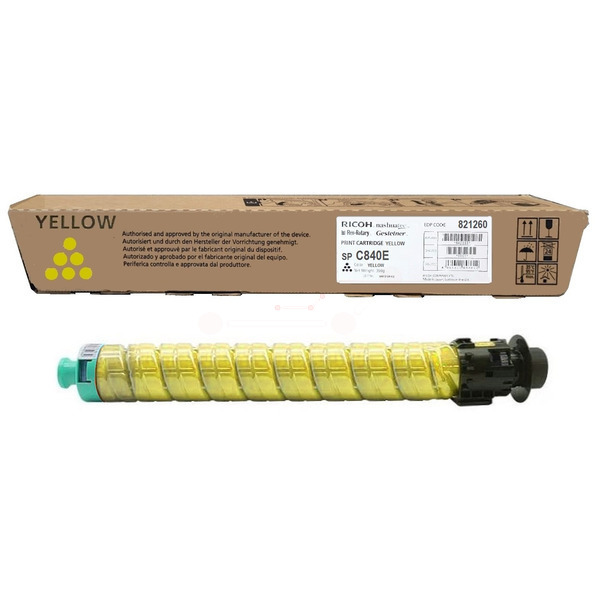 Ricoh 821260 SP C 840 E Toner Yellow