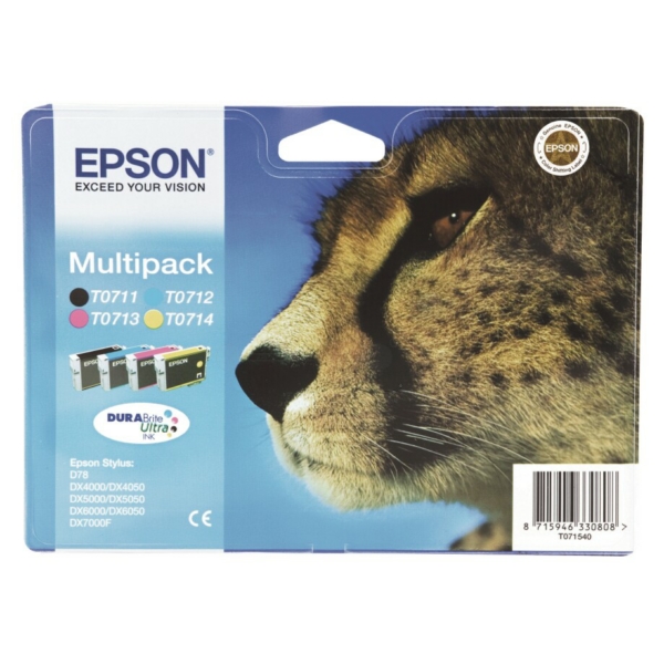 Epson C 13 T 07154511 T0715 Tinte CMYK VE 4
