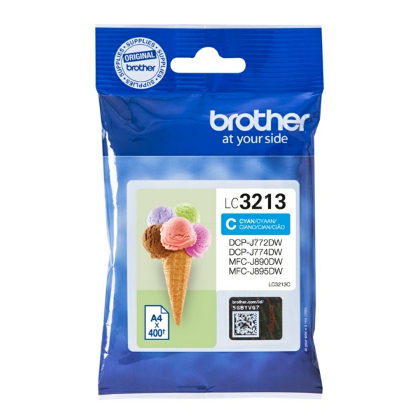 Brother LC-3213 C Tinte Cyan