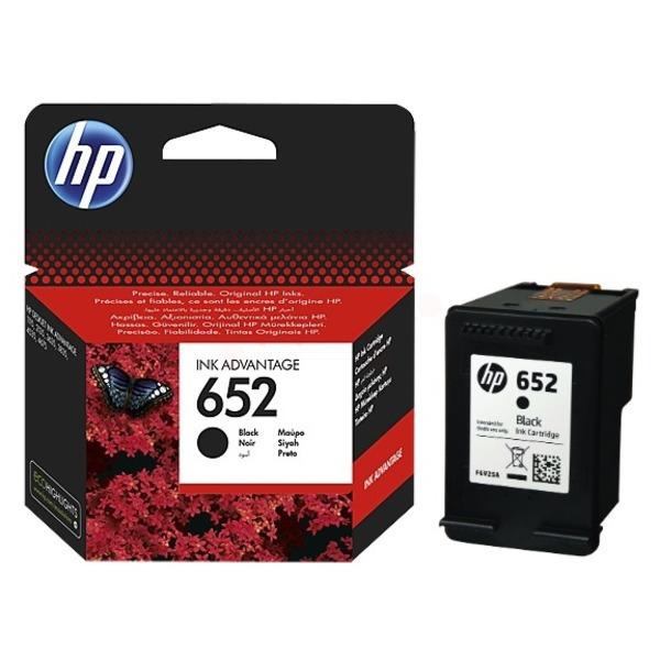 HP F6V25AE 652 Tinte Black