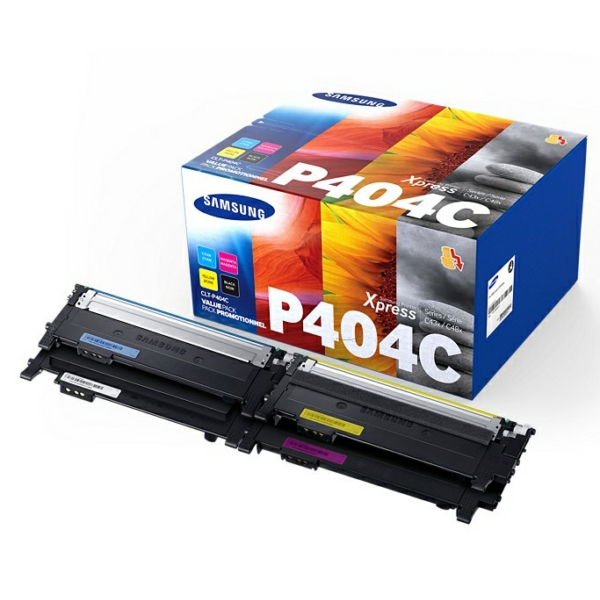 Samsung CLT-P 404 C/ELS P404C Toner CMYK VE 4